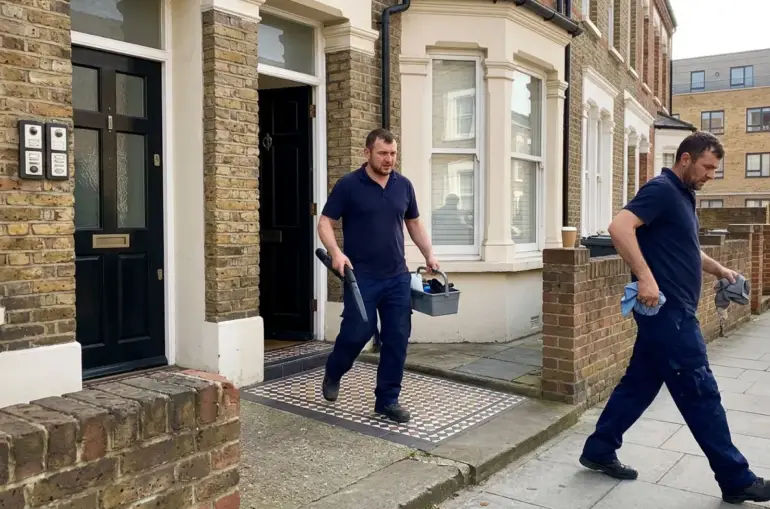 Completed end of tenancy clean at a 1-bed Victorian conversion in Dalston E8 — Stirling Ackroyd checkout passed