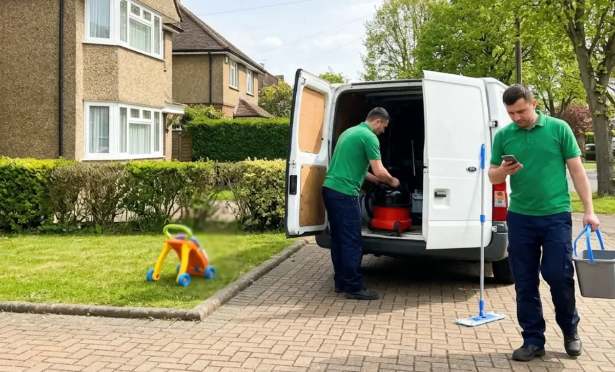 Completed end of tenancy clean at a 3-bed 1930s detached house in Denham UB9 — Chancellors checkout passed