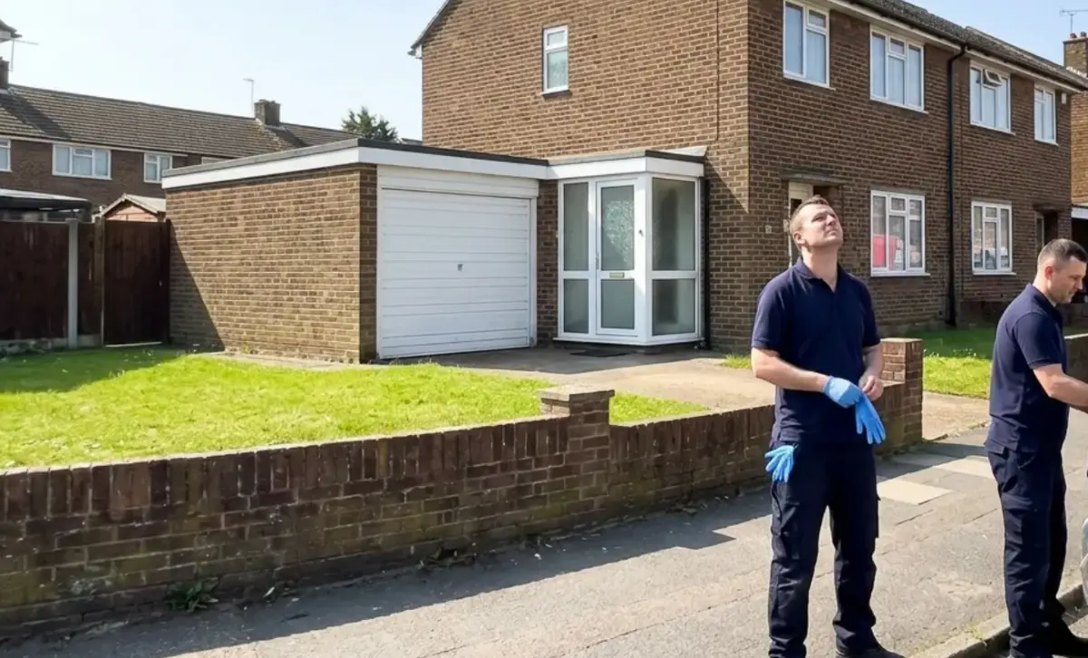 Completed end of tenancy clean at a 2-bed 1970s end-terrace in Hatton TW14 — Leaders checkout passed