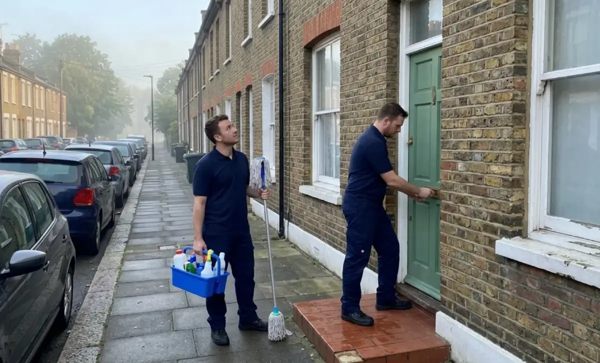 Completed end of tenancy clean at a 3-bed Victorian terrace in Manor Park E12 — Ludlow Thompson checkout passed
