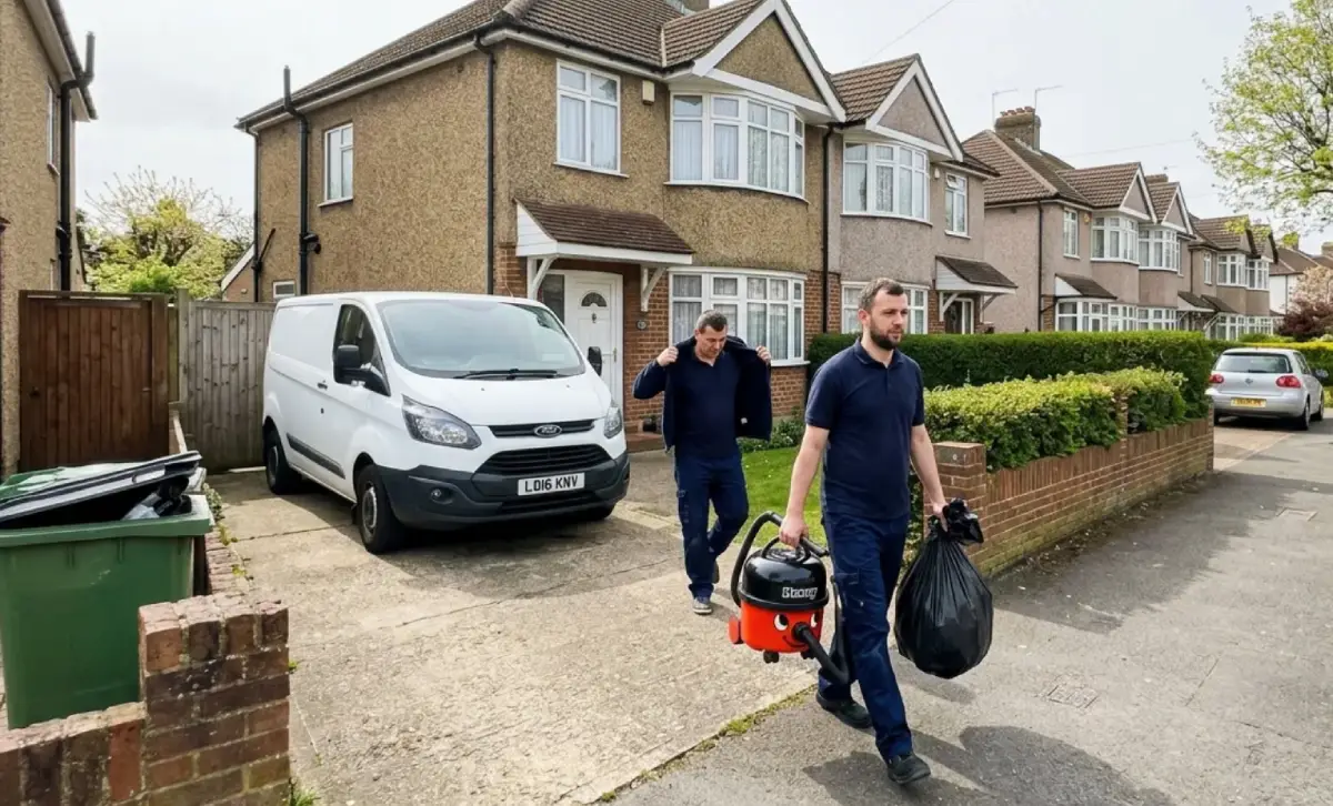 Completed end of tenancy clean at a 3-bed 1930s semi in Norbury SW16 — KFH checkout passed