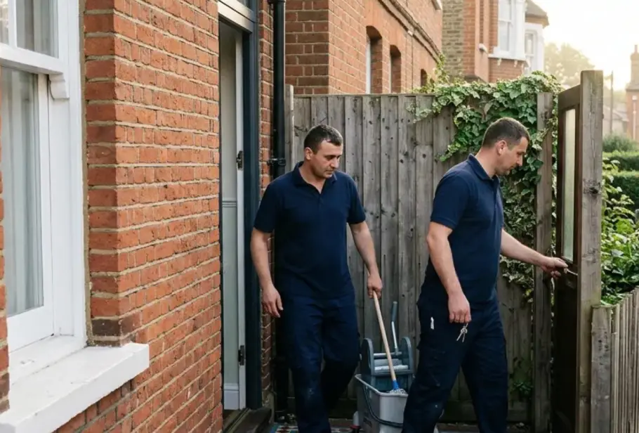 Completed end of tenancy clean at a 2-bed Edwardian maisonette in Putney SW15 — Chestertons checkout passed