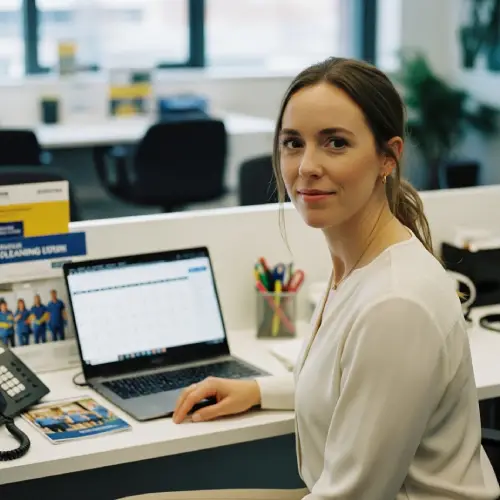 Professional sales rep working for Magic Pro Cleaning